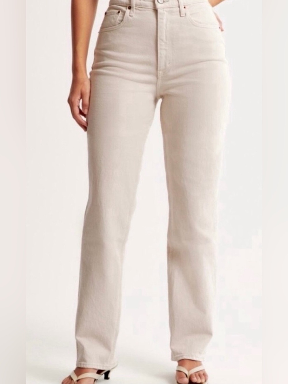 Abercrombie & Fitch Women's the 90’s straight ultra high rise 27/4 S
